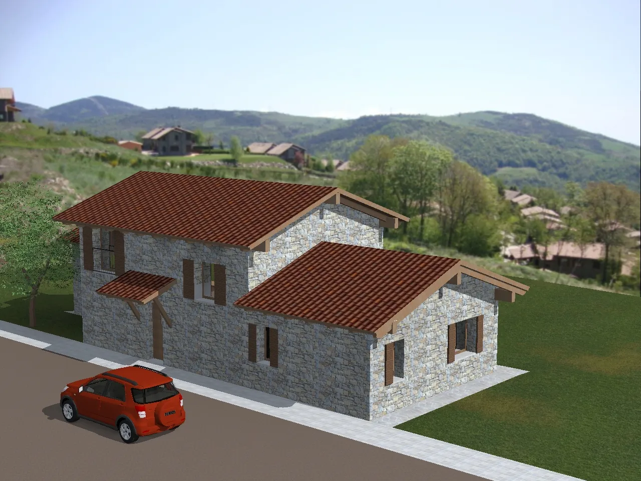 La casa en su paisaje