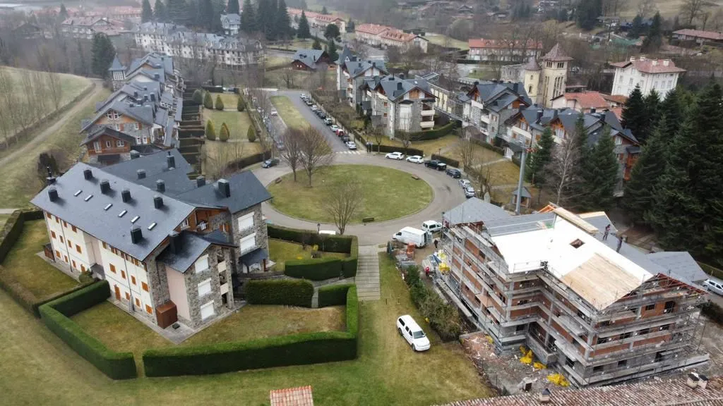 El conjunto, desde el aire